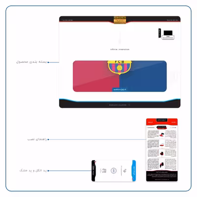 برچسب پوششی ماهوت مدل Barcelona مناسب برای تبلت سونی Xperia Tablet Z LTE 2013