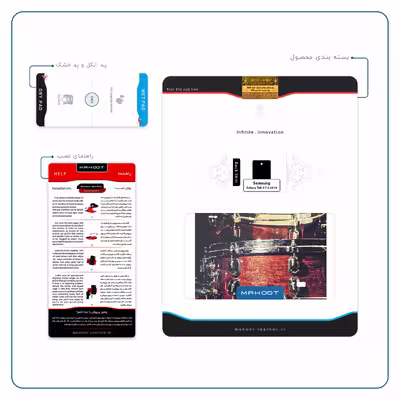 برچسب پوششی ماهوت مدل Drum Kit مناسب برای تبلت سامسونگ Galaxy Tab 4 7.0 2014 T231