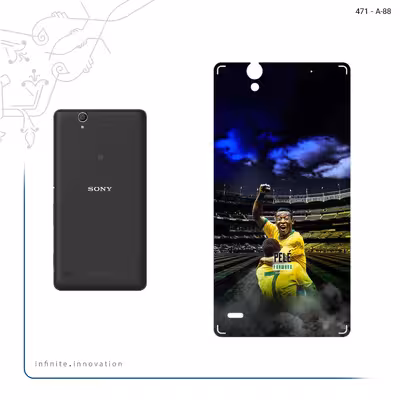 برچسب پوششی ماهوت مدل Pele مناسب برای گوشی موبایل سونی Xperia C4