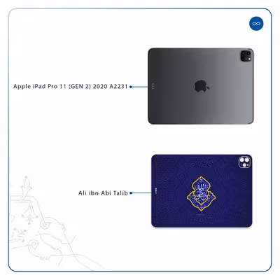 برچسب پوششی ماهوت مدل Ali-ibn-Abi-Talib مناسب برای تبلت اپل iPad Pro 11 (GEN 2) 2020 A2231