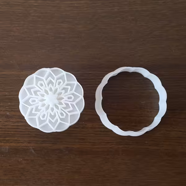 کاتر شیرینی پزی به گز مدل سنتی مجموعه 2 عددی