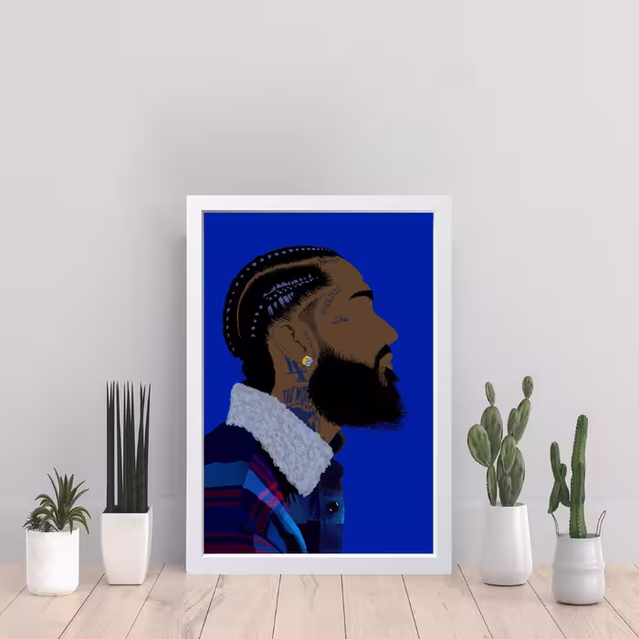تابلو مدل نیپسی هاسل Nipsey Hussle کد S0132-w
