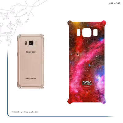 برچسب پوششی ماهوت مدل Universe b NASA 11 مناسب برای گوشی موبایل سامسونگ Galaxy S8 Active