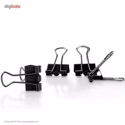 گیره کاغذ مدل رنگارنگ کد 007 بسته 4 عددی