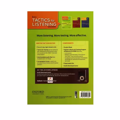 کتاب Basic Tactics For Listening Third Edition اثر Jack C. Richards and Grant Trew انتشارات سپاهان