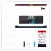 برچسب پوششی ماهوت مدل adidas-Logo مناسب برای تبلت اپل iPad Pro 10.5 2017 A1701