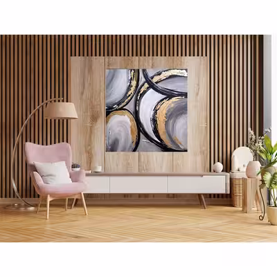 تابلو نقاشی اکریلیک مدل انتزاعی کد 0072 