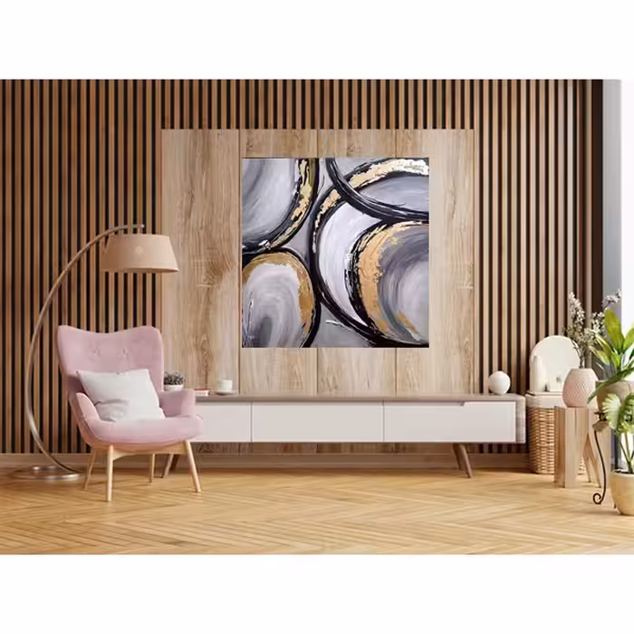 تابلو نقاشی اکریلیک مدل انتزاعی کد 0072 