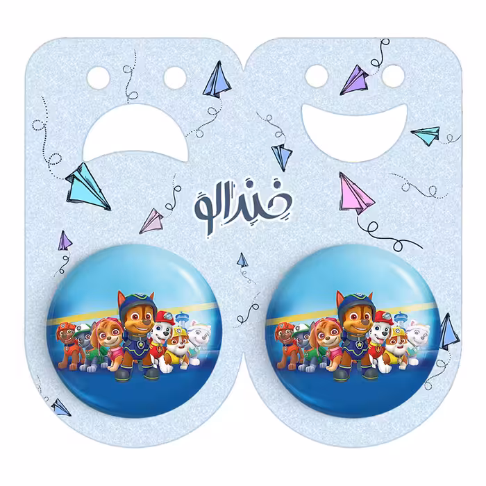 پیکسل خندالو مدل سگ های نگهبان کد 12581 به همراه مگنت