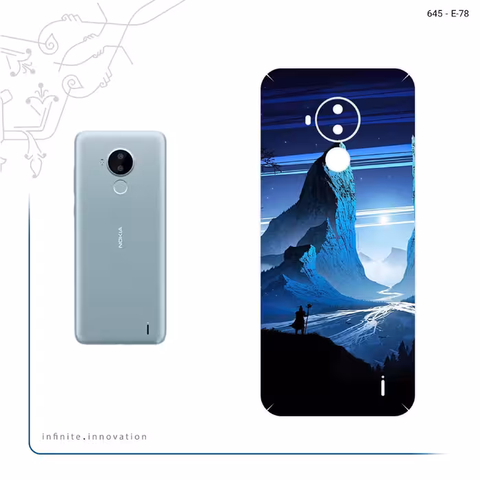 برچسب پوششی ماهوت مدل Blue Mountains Digital Art مناسب برای گوشی موبایل نوکیا C30