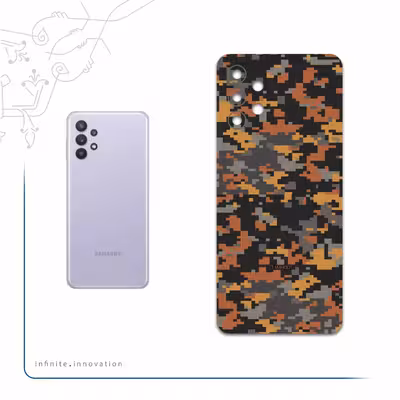 برچسب پوششی ماهوت مدل Army-Autumn-pixel مناسب برای گوشی موبایل سامسونگ Galaxy A32 4G