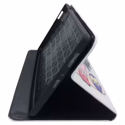 کیف کلاسوری ام ان اف طرح دختر زیبا و بچه جغد کد M-244 مناسب برای تبلت سامسونگ Galaxy Tab A 10.1 2019 T510 / T515