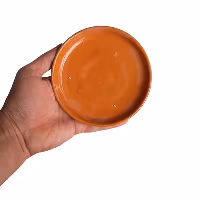 زیر گلدانی سفالی کد 12