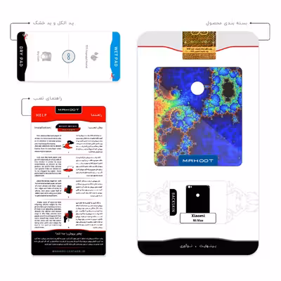 برچسب پوششی ماهوت مدل Mathematical Geometric Shape 5 مناسب برای گوشی موبایل شیائومی Mi Max