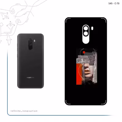 برچسب پوششی ماهوت مدل Collage of Mouth مناسب برای گوشی موبایل شیائومی POCOPHONE F1