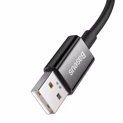 کابل تبدیل USB به USB-C باسئوس مدل SUPERVOOC 65W طول 2 متر