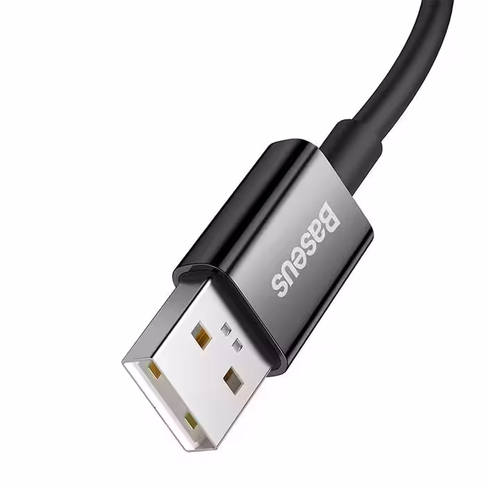 کابل تبدیل USB به USB-C باسئوس مدل SUPERVOOC 65W طول 2 متر