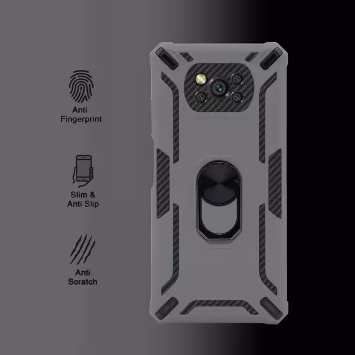 کاور گریفین مدل Defender Pro Plus مناسب برای گوشی موبایل شیائومی Poco X3 Pro / Poco X3 / Poco X3 NFC به همراه محافظ پشت گوشی