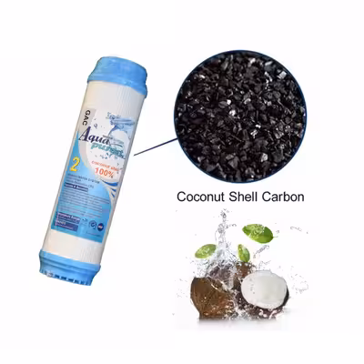 فیلتر دستگاه تصفیه کننده آب آکوا پیورست مدلRO-COCONUT SHELL مجموعه 5 عددی