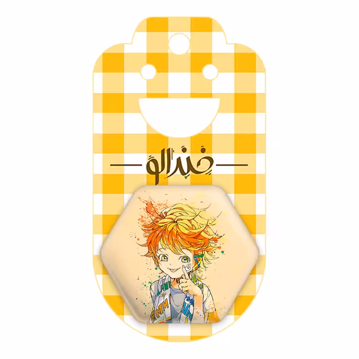 پیکسل خندالو طرح اما انیمه ناکجاآباد موعود مدل شش ضلعی کد 12736