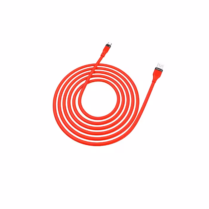 کابل تبدیل  USB به USB-C هوکو مدل U72 Silicone طول 1.2 متر