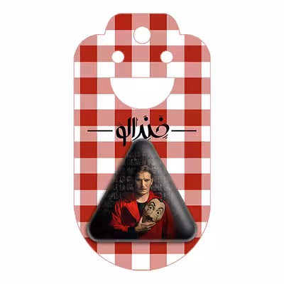 پیکسل خندالو طرح مارسلا سریال Money Heist مدل مثلثی کد 3223