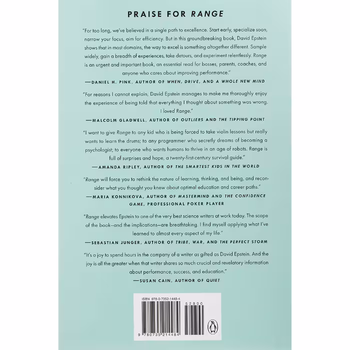 کتاب Range اثر David Epstein انتشارات Riverhead Books