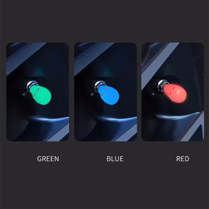 سر والف لاستیک مدل بدون باتری کد SKULL-CAR-MOTO-BE بسته 2 عددی