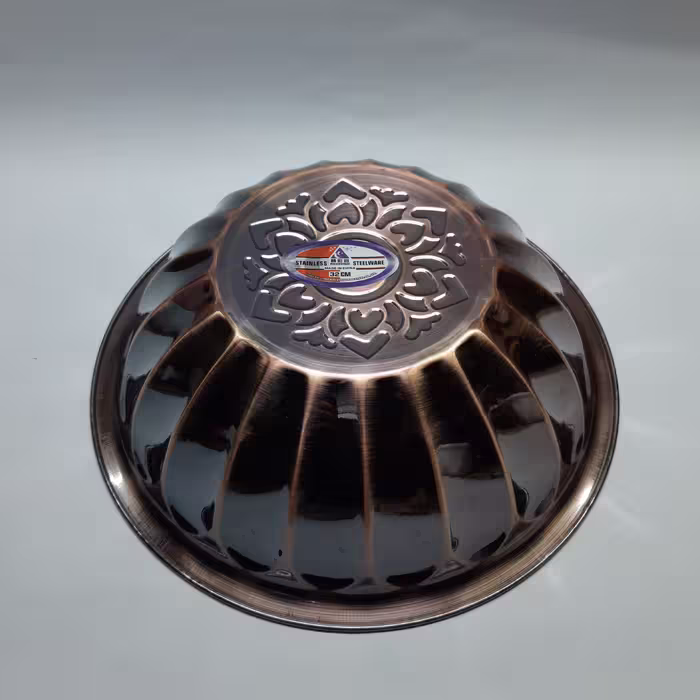 لگن مدل استیل طرح مسی کد 32