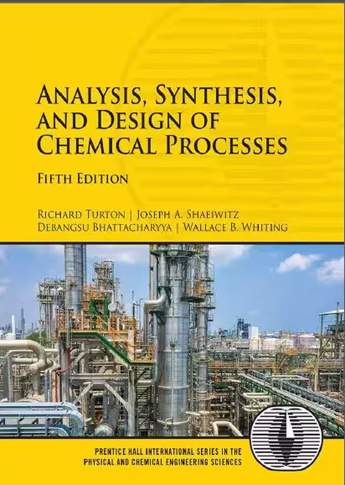 خرید و دانلود نسخه کامل کتاب Analysis, Synthesis, and Design of Chemical Processes (5th Edition) - Pdf