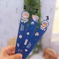 خط کش فانتزی طرح دختر فضانورد