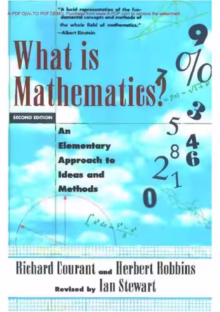 خرید و دانلود نسخه کامل کتاب What is mathematics?: an elementary approach to ideas and methods
