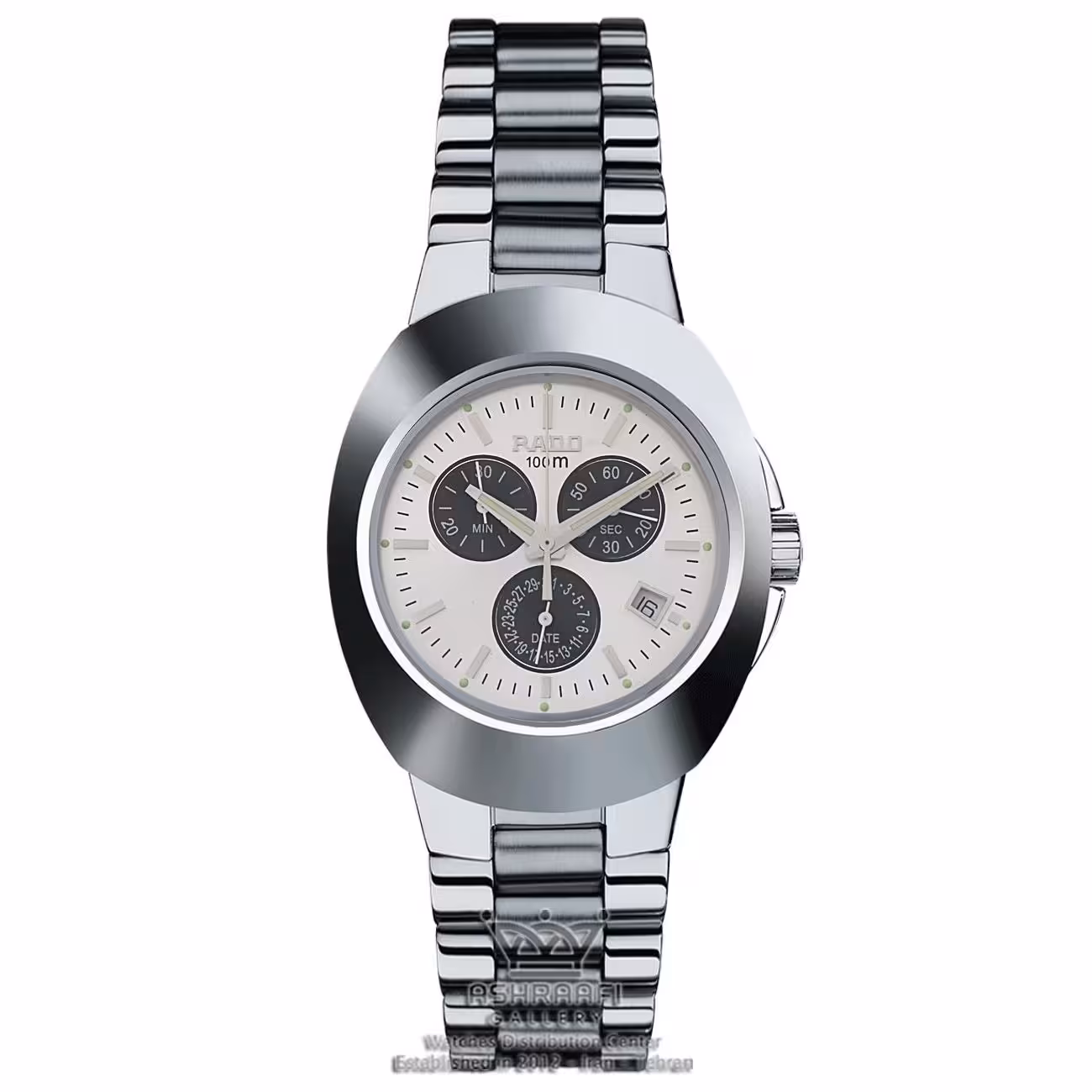 ساعت رادو تخم مرغی کرنوگراف Rado Diastar 541.0638 SS3