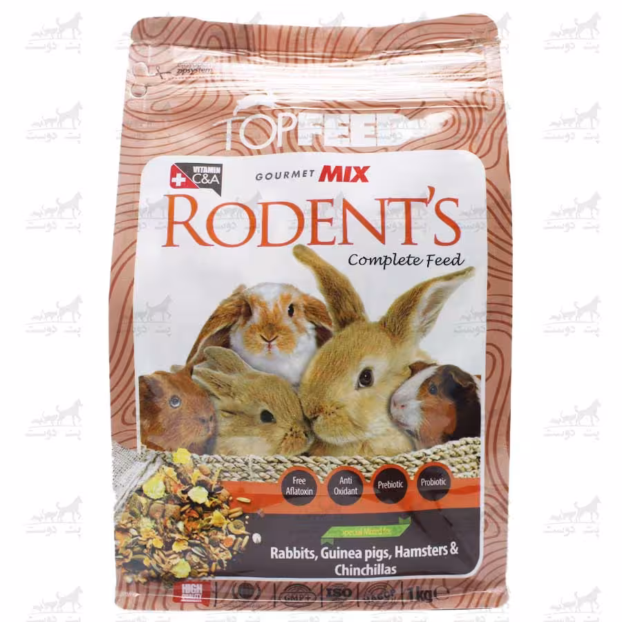 غذای مخلوط آجیلی جوندگان برند تاپ فید