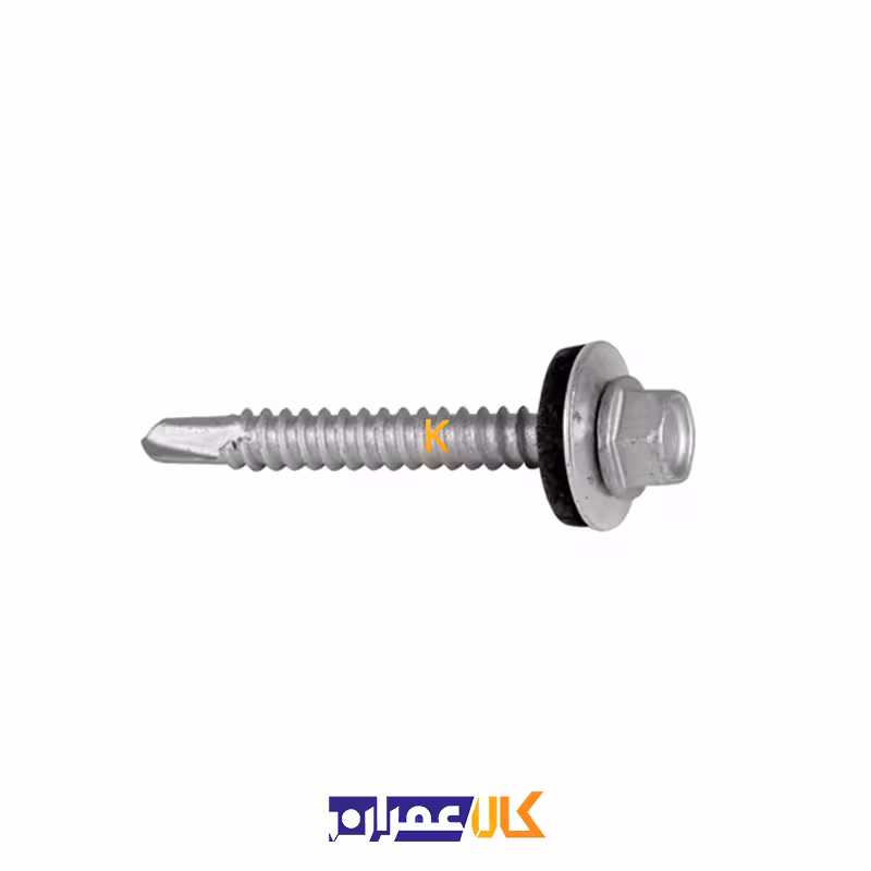 پیچ شیروانی سرمته ای سایز 100 میلی متر