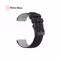 بند ساعت مچی 24 میلی‌متری سیلیکونی، با قابلیت اتصال آسان پین، برند Chronos، رنگبندی متنوع