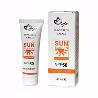 کرم ضدآفتاب بی رنگ کیوپ SPF50 مناسب انواع پوست حجم 40 میلی لیتر