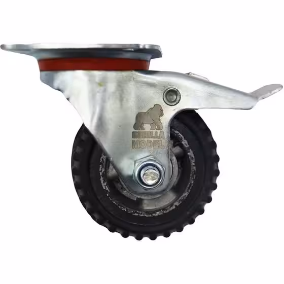 چرخ کفیدار گوریلا مدل ترمز دار کد YPT-GARDAN-100*40MM