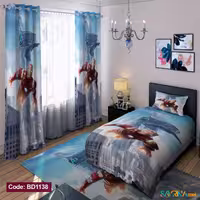 ست اتاق خواب پسرانه طرح مرد اهنی کد BD1138