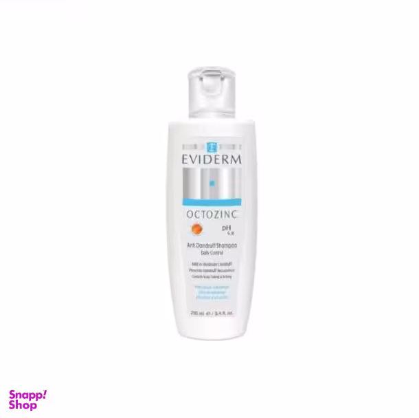 شامپو مو اویدرم (Eviderm) مدل Octozinc حجم 250 میلیلیتر