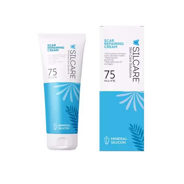 کرم ترمیم کننده جای زخم سیلکر 75 میلی لیتر | silcare Scar Repairing Cream 75ml