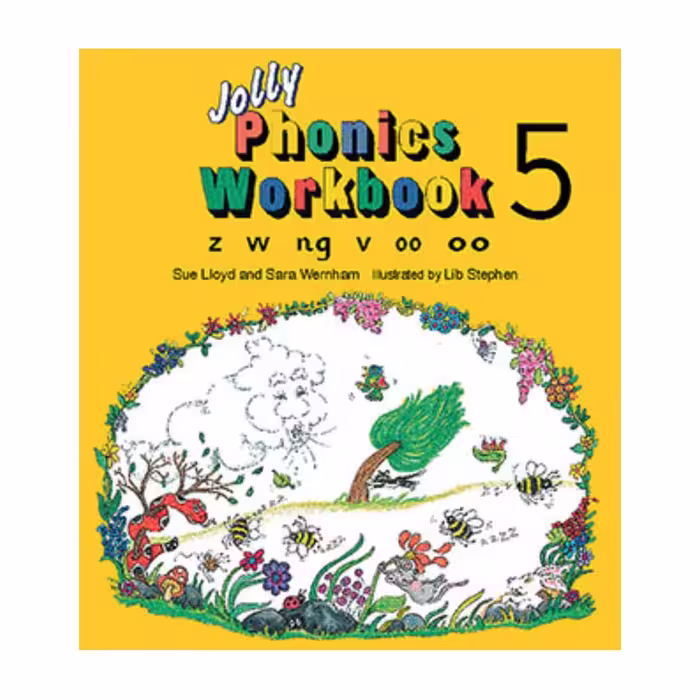 Jolly Phonics WorkBook 5 جولی فونیکس ورک بوک پنج