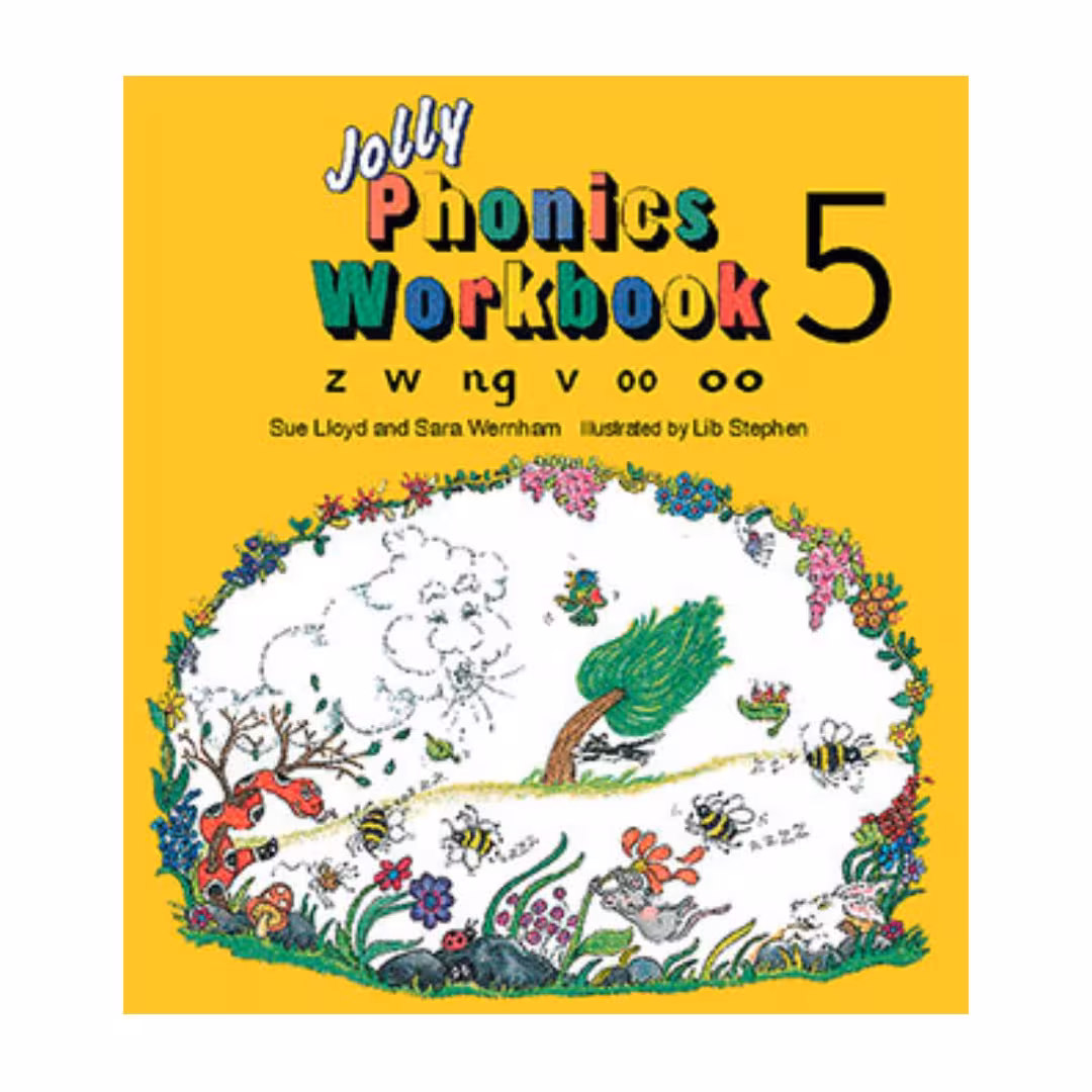 Jolly Phonics WorkBook 5 جولی فونیکس ورک بوک پنج