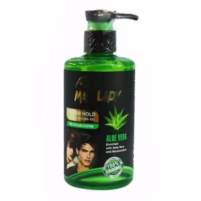 ژل مو چسبی مکس لیدی MAX LADY عصاره آلوئه ورا حجم 295 گرم