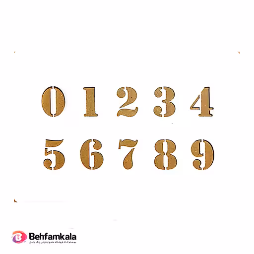 شابلون استنسیل  ابعاد 30*20