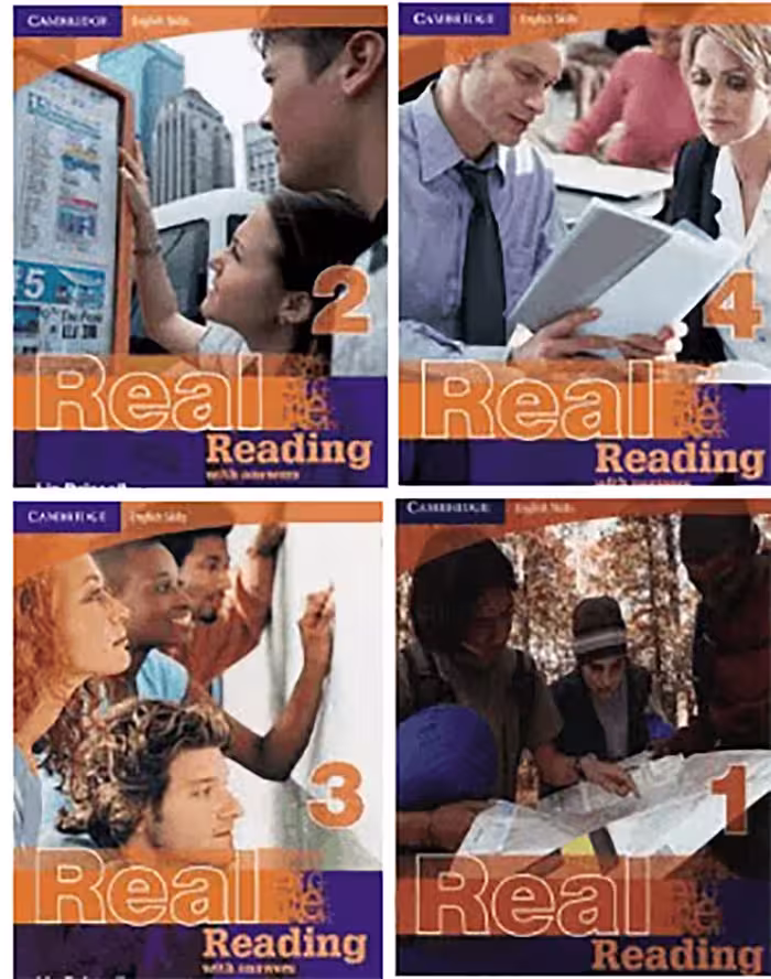 پک 4 جلدی کمبریج انگلیش اسکیلز ریل ریدینگ | کتاب انگلیسی Cambridge English Skills Real Reading