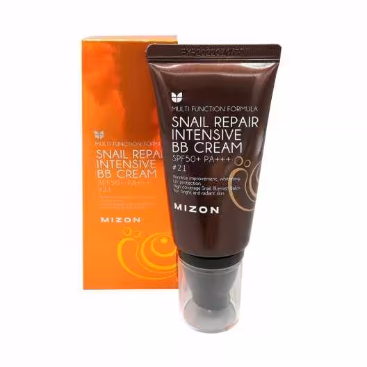 بی بی کرم حلزون میزون ( MIZON-Snail repair BB cream NO21 SPF50 )