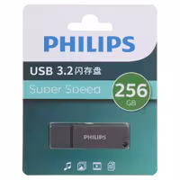 فلش مموری Philips FM11UA256B/93 USB 3.2 Flash Memory - 256GB - خاکستری