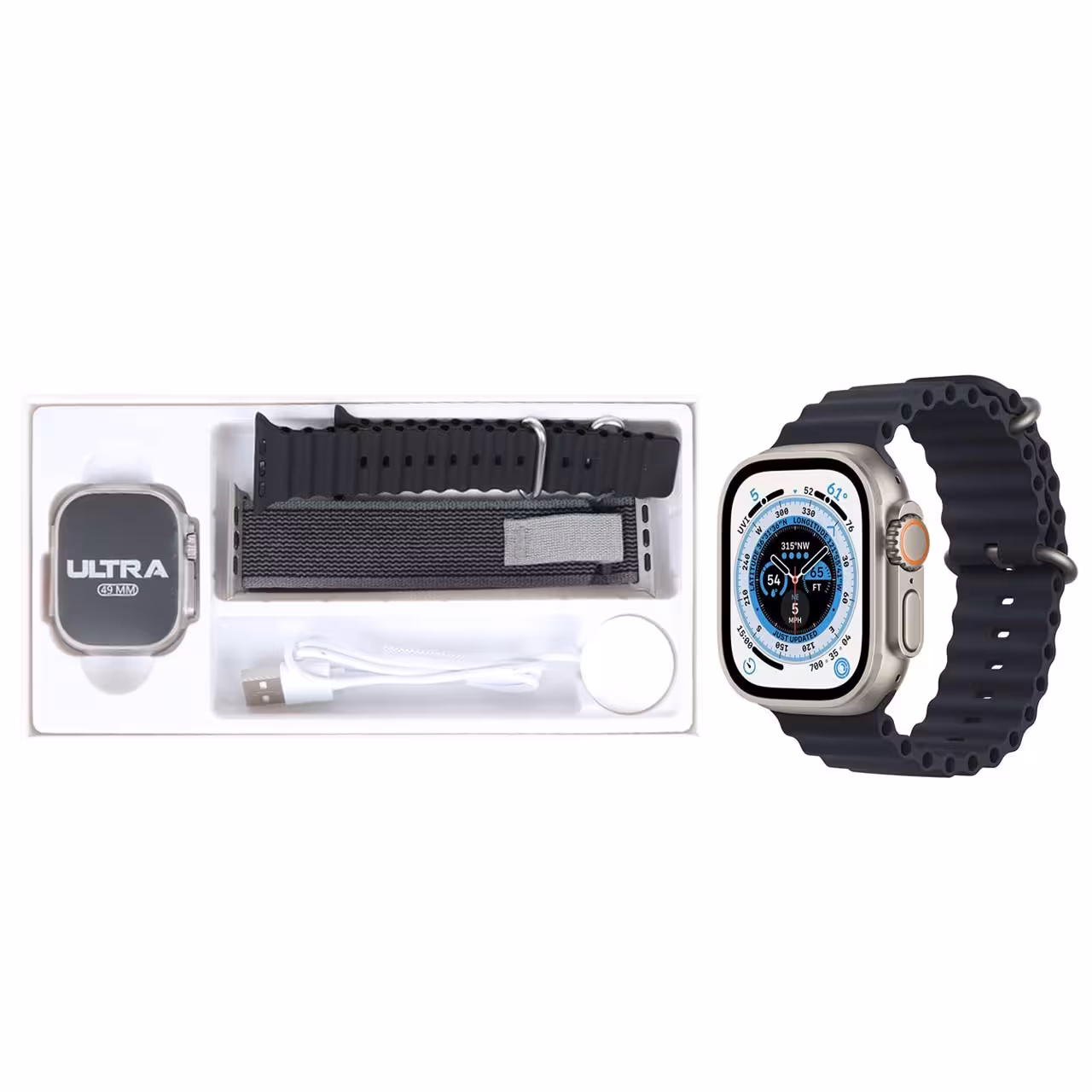 ساعت هوشمند HK مدل Titanium Case HK13 Ultra 2-49MM