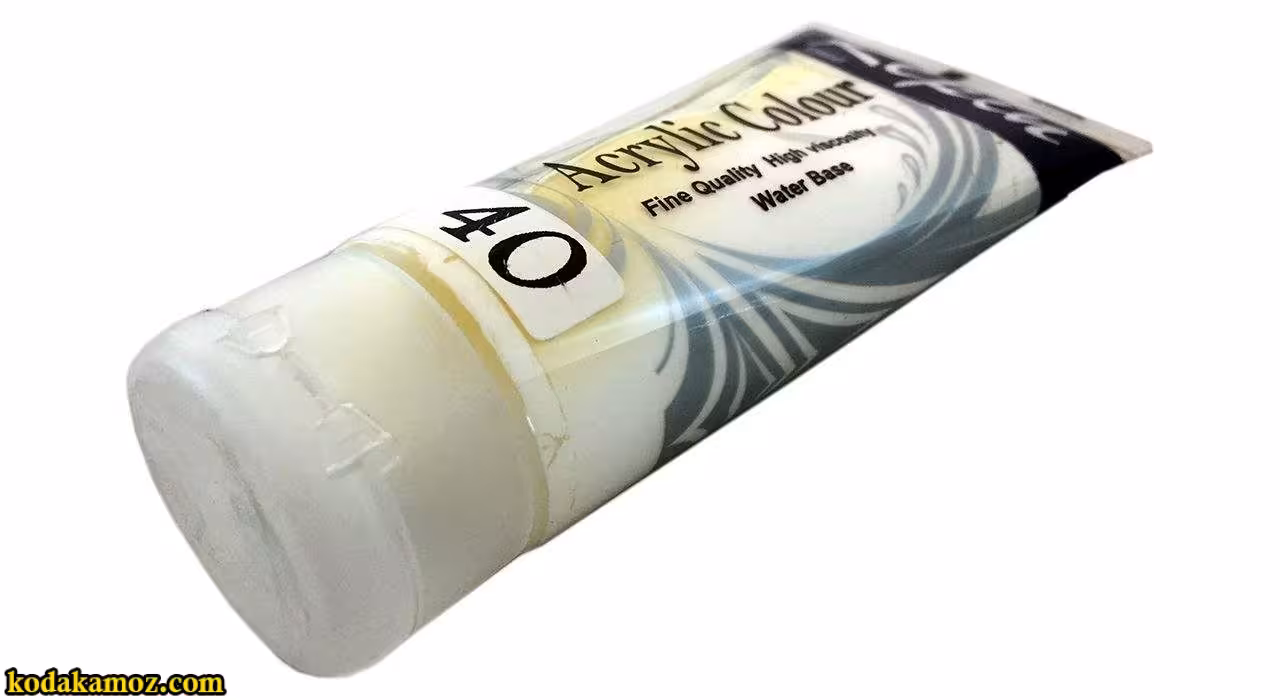 رنگ اکرولیک رپین 75 میلی طلایی و نقره ای